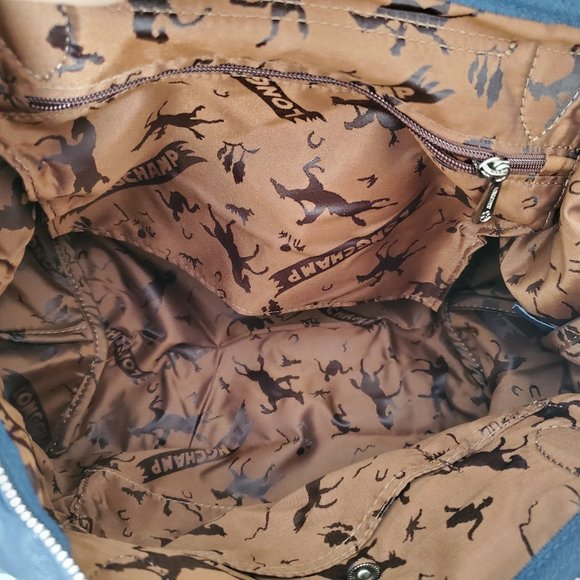 Longchamp Le Pliage Cuir Small Navy - Picture 4 of 10